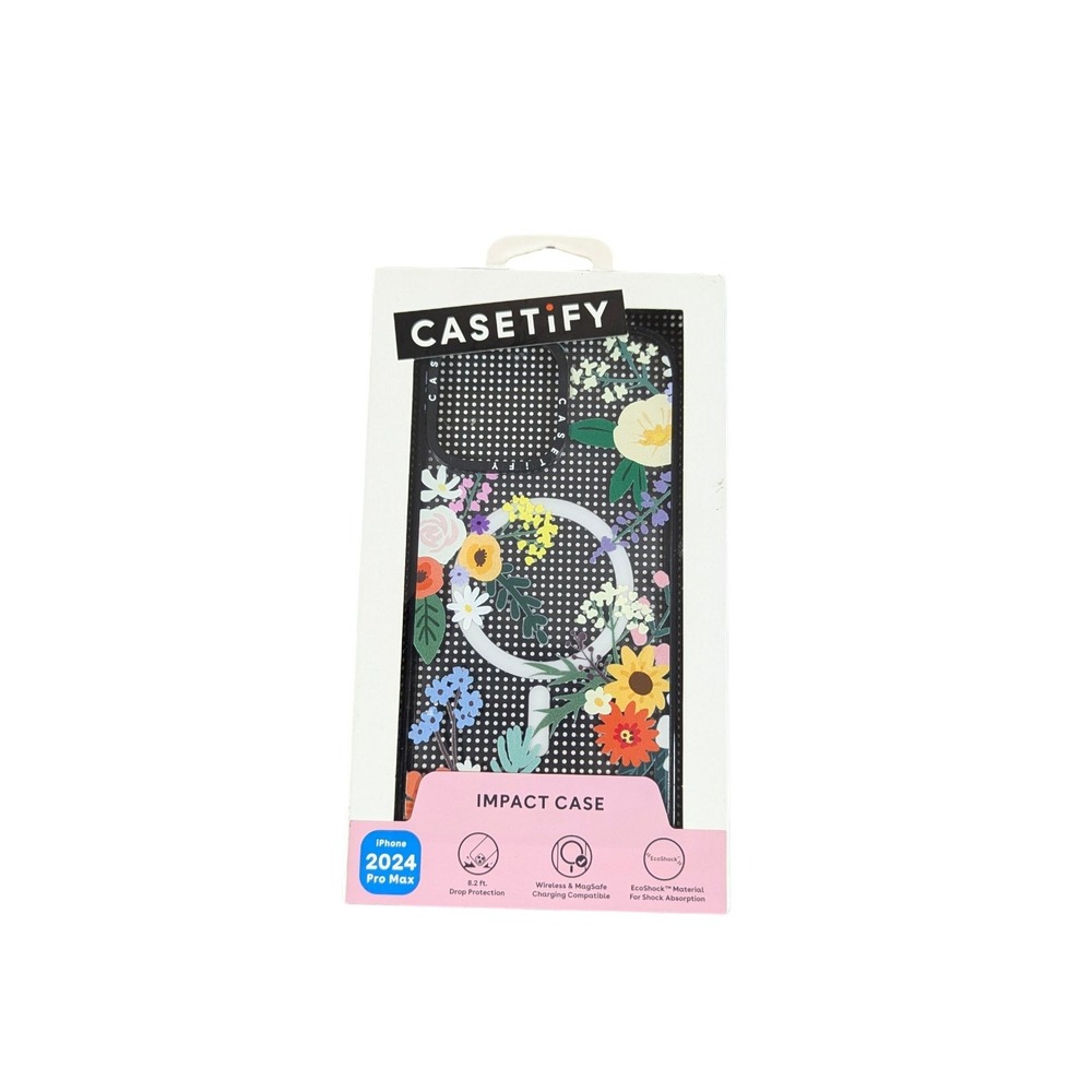 Aa8U CASETiFY Impact Case w/ Magsafe for iPhone 16 Pro Max - Allie Alpine Floral